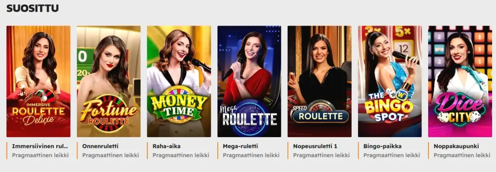 BVBet Casino live-kasino suosituilla ruletti- ja bingopeleillä