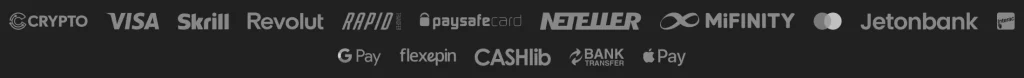 BVBet Casino maksutavat kuten Visa Skrill Revolut ja MiFinity